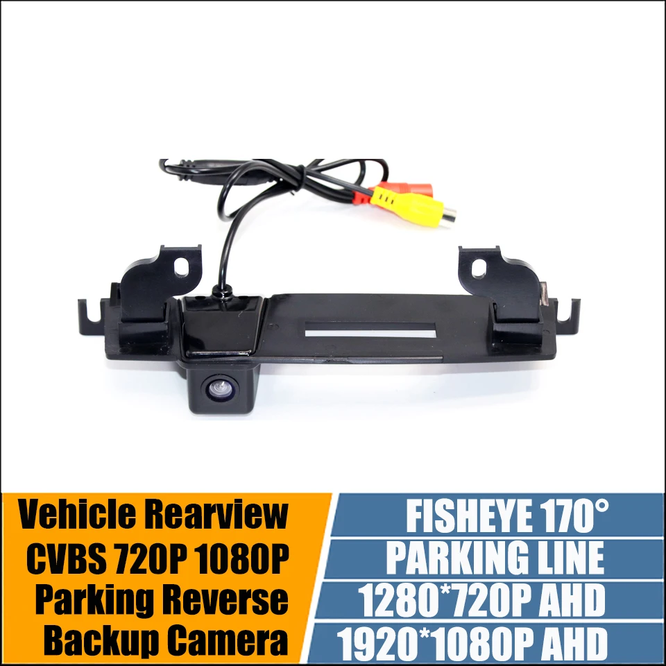 

Vehicle Car Rear View Reverse Camera For NISSAN TIIDA 2008 trunk handle Auto Backup Parking Night Vision Guide Line Waterproof