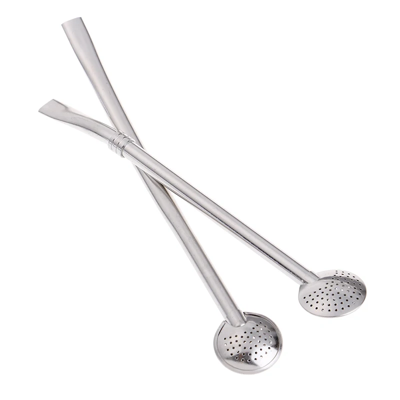

Yerba Mate Straw Tea Drinking Bombillas Filter Tubes Stainless Steel Round Filter Heads Straws Teaware Drinking Utensils