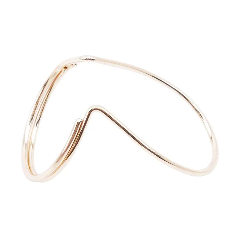 

2 Colours Guitar Picks Finger Gold Silver Metal Classic Finger Style Bass Guitar Accessories