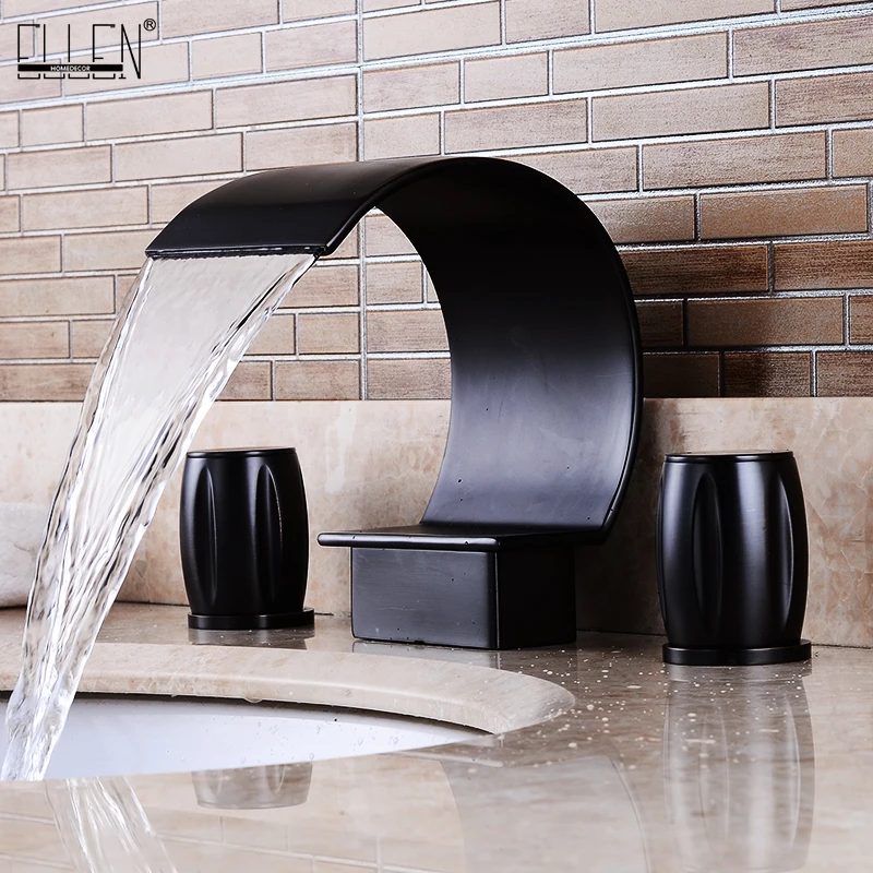 Смесители для ванной комнаты широкая раковина двойная ручка три отверстия