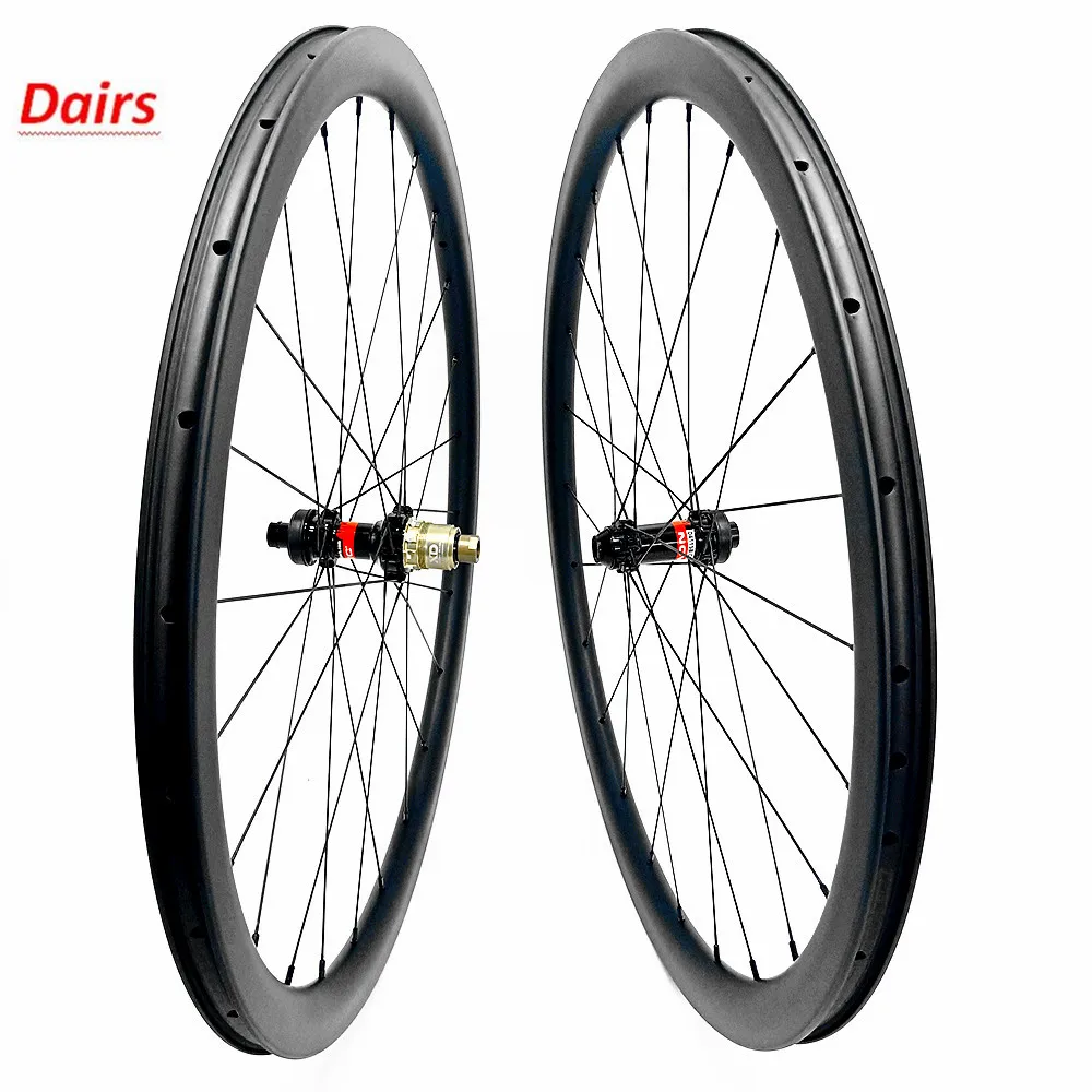 Велосипедные колеса 700c 50x25 мм набор бескамерных колес углеродные 100x12 142x12