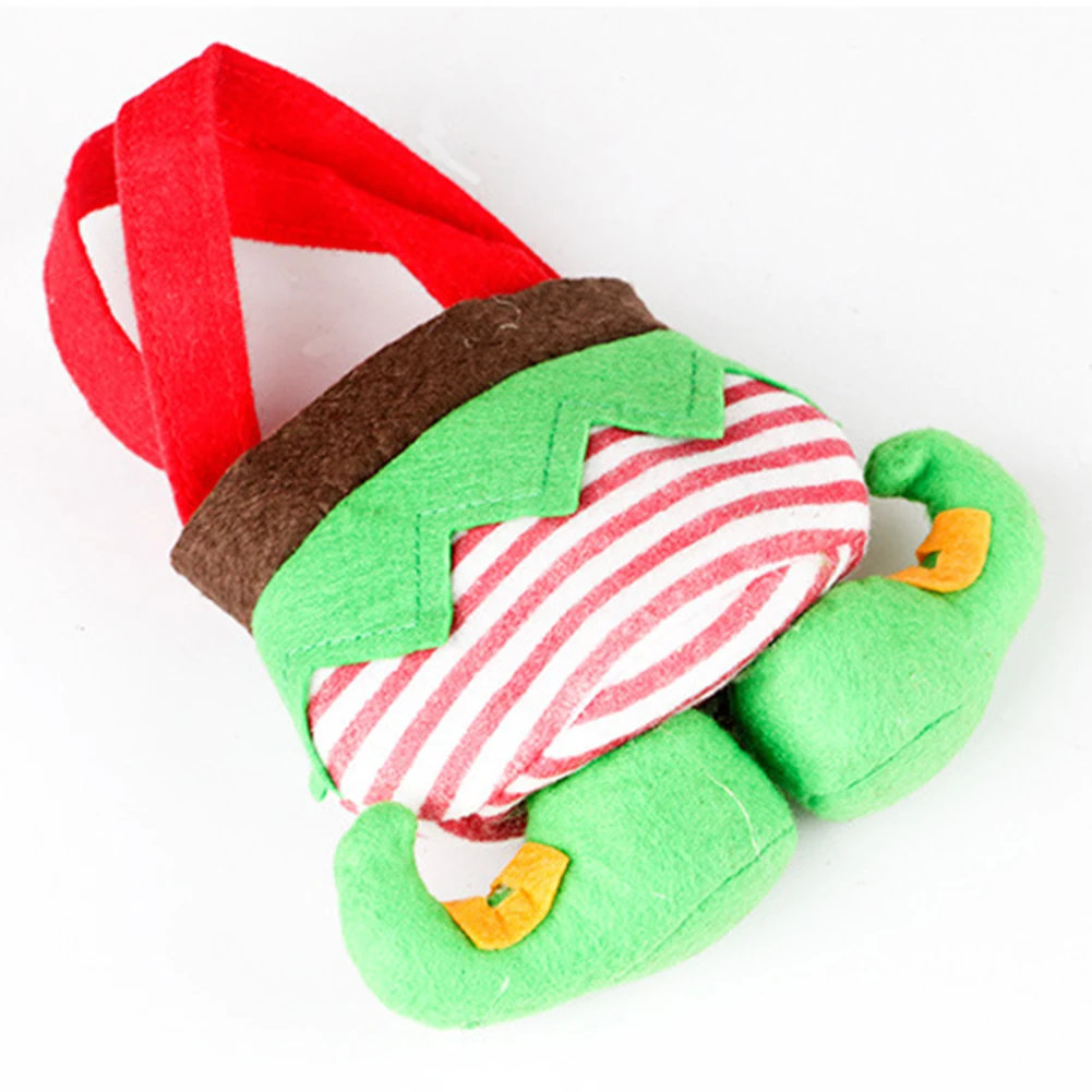 Рождественский подарок держатель для бутылки вина с конфетами подтяжки Санта