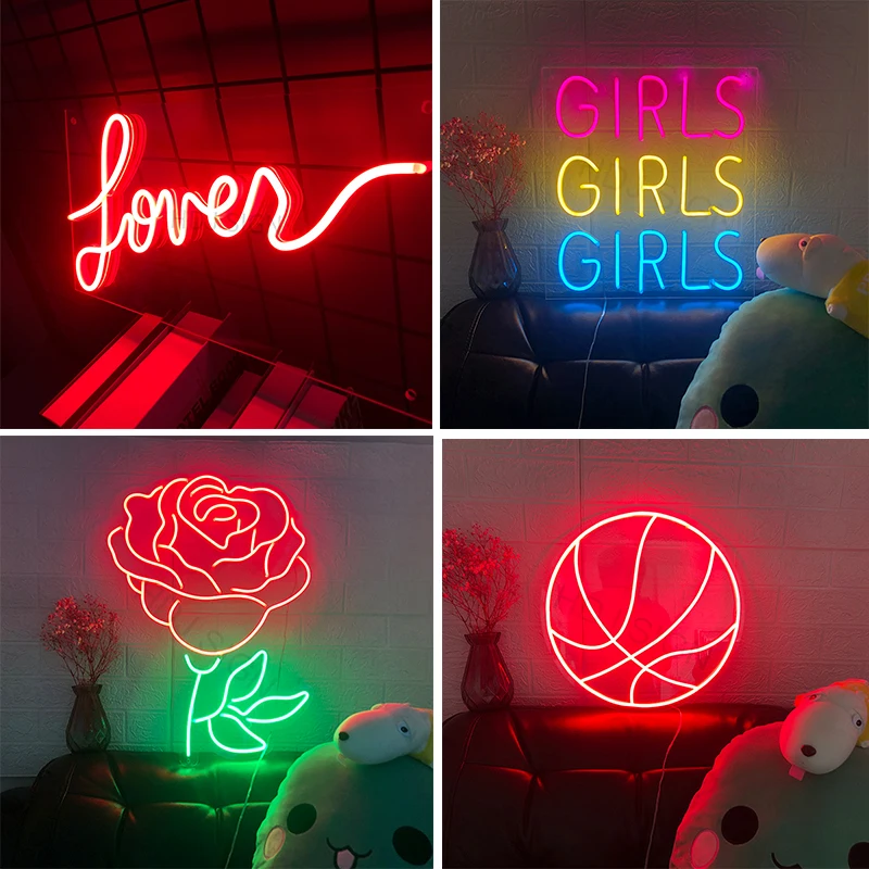 Таблички неоновые светодиодный светодиодные гибкие акриловые буквы|Таблички и