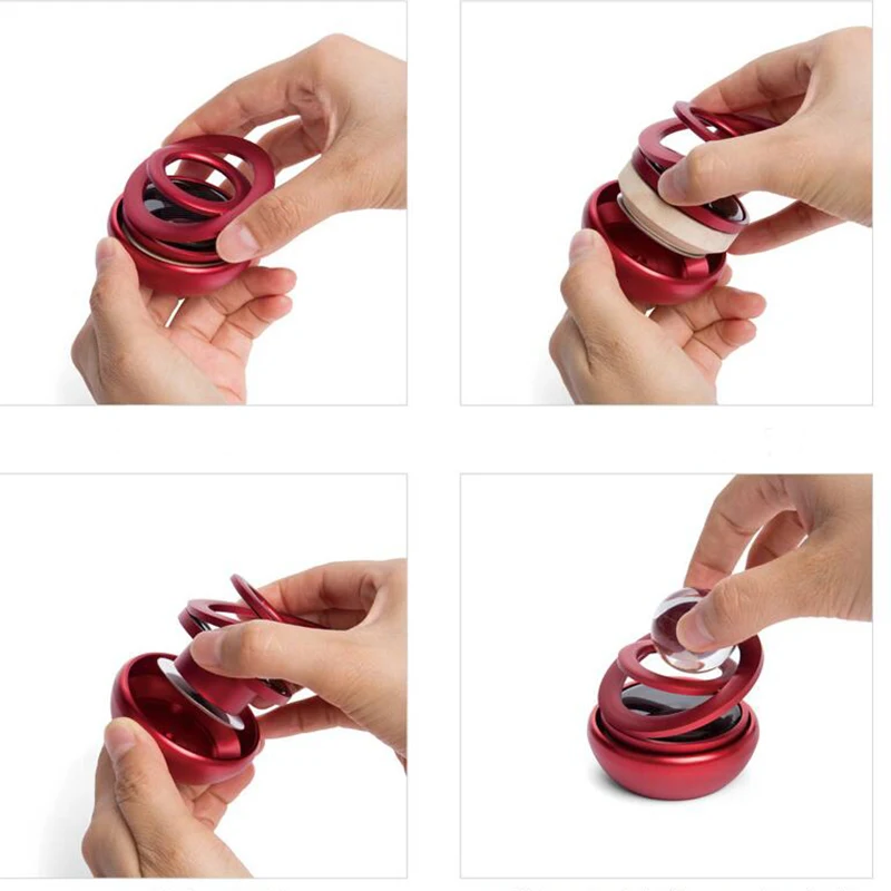 

Solar Galaxy Rotating Ornaments Double Ring Suspension Solar Car Perfume Car Decoration Magnetic Levitation Car Air Freshener