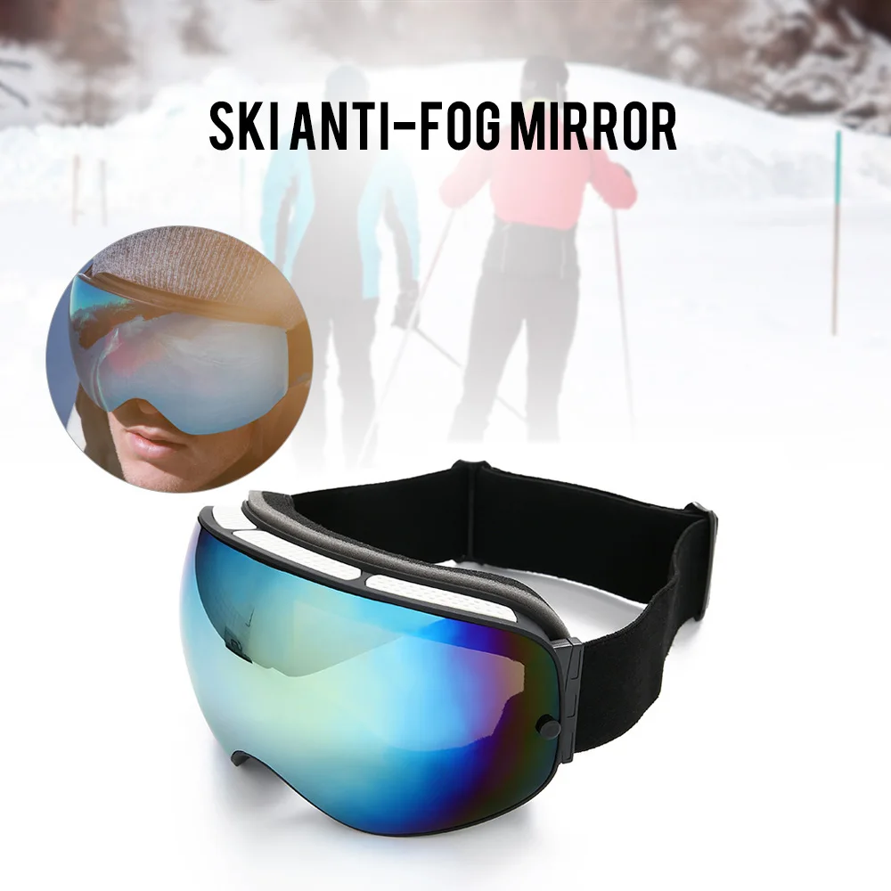 

Snow Goggles Double Layers Frameless Anti-fog UV Protection Snowboard Eyewear Ski Goggles for Men Women Outdoor Sport