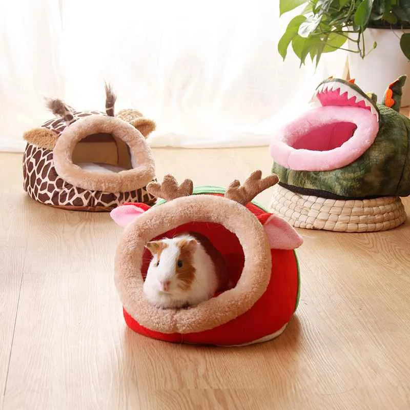 

Guinea Pig Ferrets Hamsters Hedgehogs Rabbits Rats Pet House High Quality Small Animal Bed Super Warm Hamster Cage Accessories