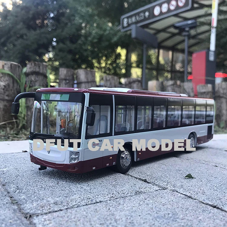 1:43 игрушка из сплава FOTON BJ6123 FU TIAN BUS Car Модель детских игрушечных автомобилей авторизованный детский игрушечный автомобиль