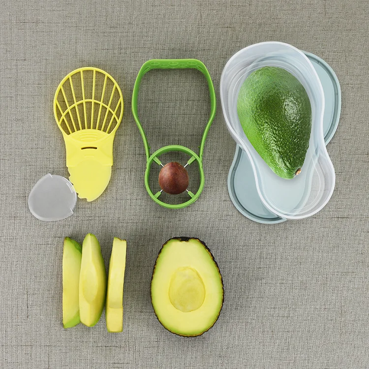 

Avocado Tool Set Avocado Cut Avocado Peeler Avocado Slicer Avocado Storage Box