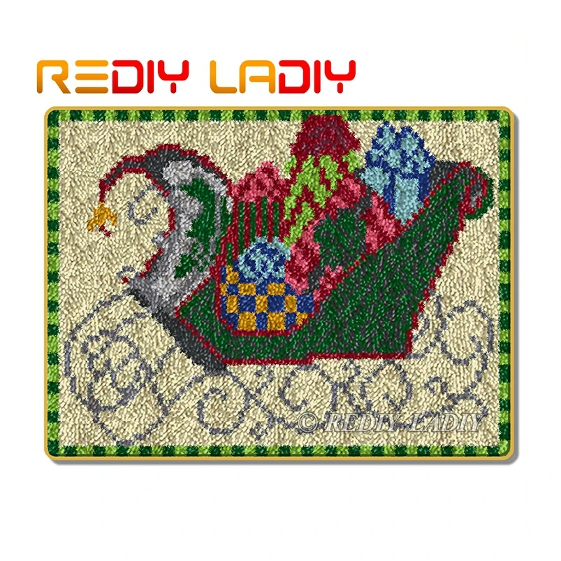 Набор крючков с защелкой вязаный ковер летающая лодка акриловая пряжа