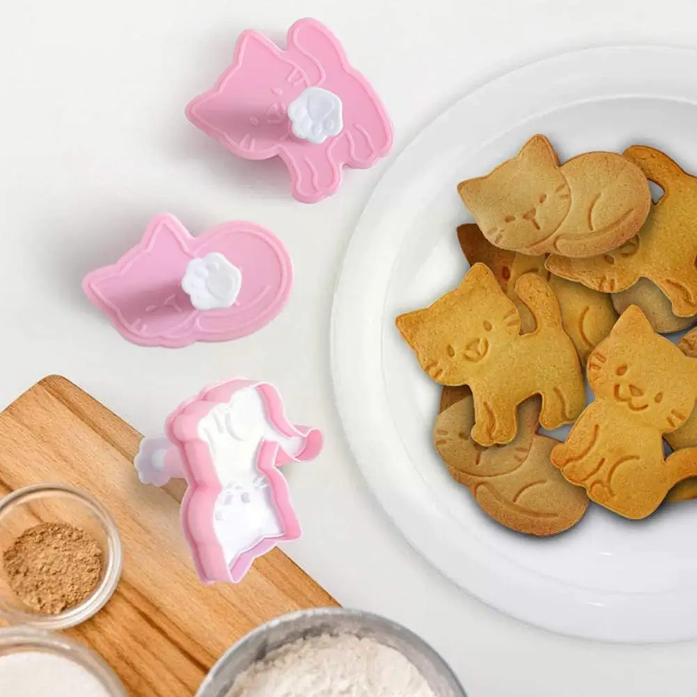 3d форма для печенья 3 шт. формы выпечки милая животная искусственный инструмент