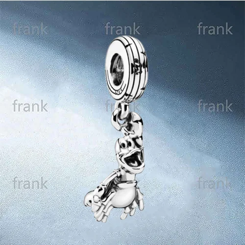 

High Quality New Cartoon Fashion Monster Dinosaur Exaggerated Sterling Silver Pendant 798229