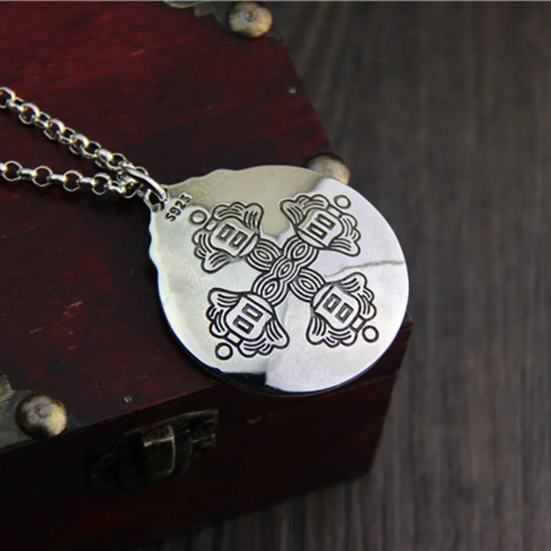 Ожерелье из тайского серебра 925 пробы для мужчин и женщин | Украшения аксессуары