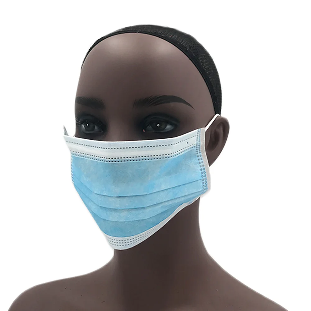 Одноразовые маски для лица 3 слойная маска против пыли ушные петли со ртом