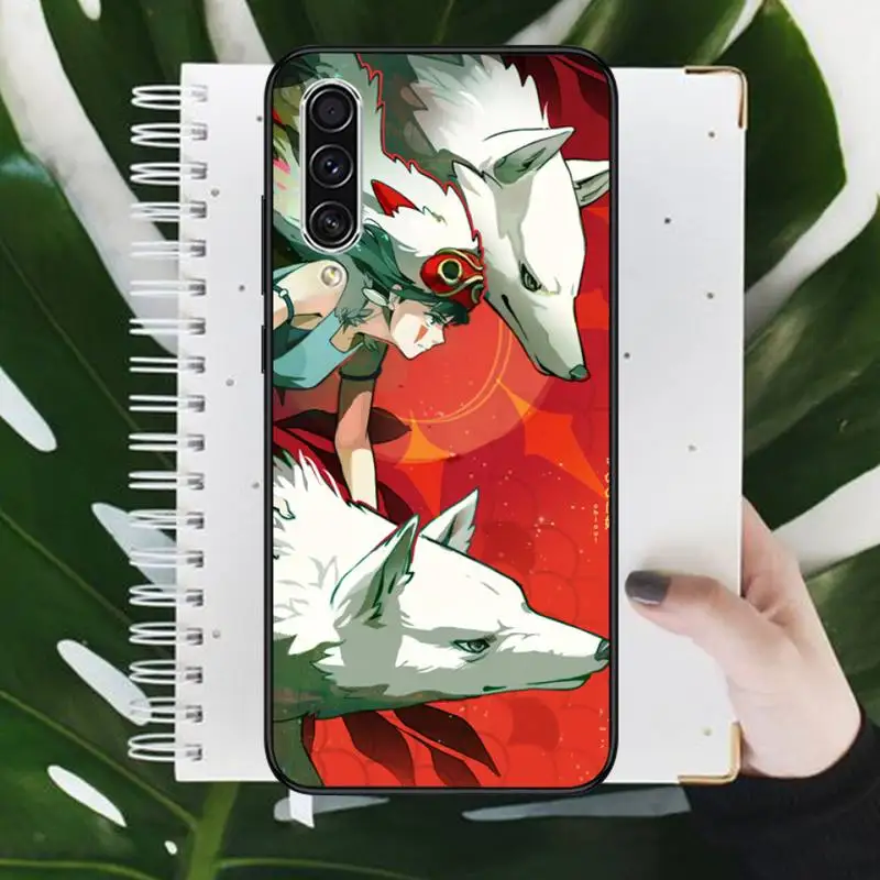 

Mononoke Hime Phone Case For Samsung A20 A30 30s A40 A7 2018 J2 J7 prime J4 Plus S5 Note 9 10 Plus