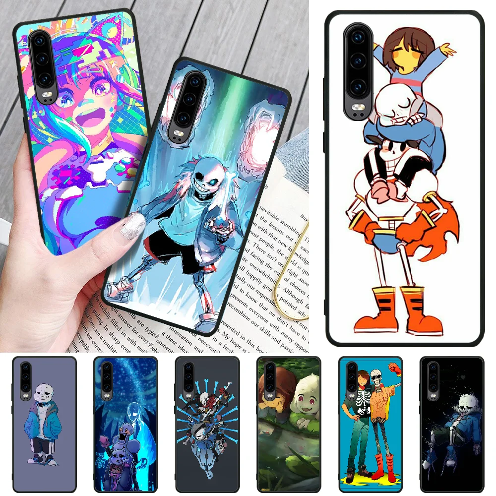 Чехол для телефона BaweiTE funny undertale papyrus sans doggo Design Для Huawei P8 lite 2017 P9 P10 20Pro Lite Pro P30lite P Smart