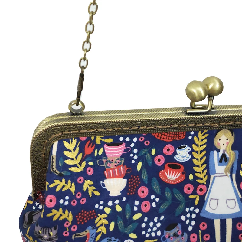 Алиса в стране чудес сумки через плечо для женщин Сумочка Дамская цепь вечерние