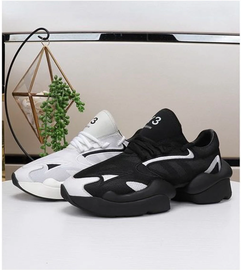 

European and American fashion leather shoes for men and women individual casual lovers shoes KGDB Y3 running shoes breathable