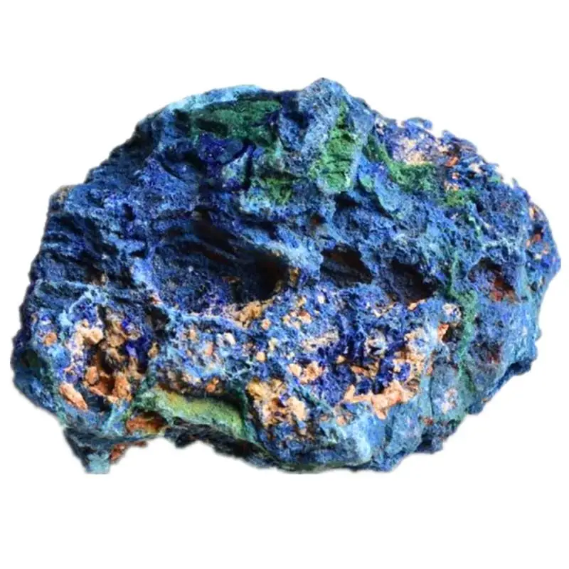 

5 10cm azurite natural mineral crystals rough stone specimen collection Natural blue azurite malachite green mineral