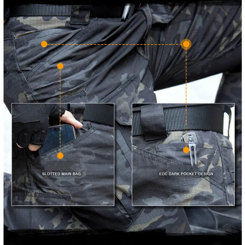 Брюки мужские тактические водонепроницаемые штаны для отдыха на природе