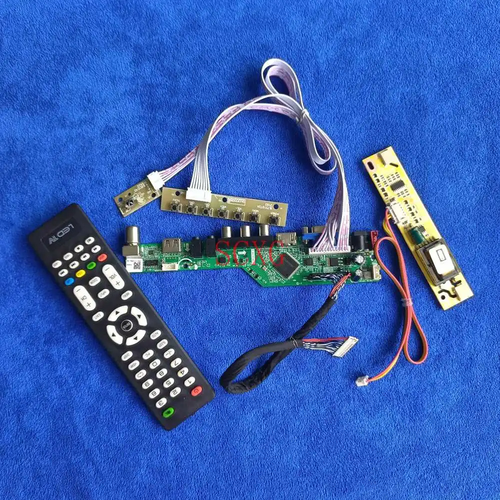 

LCD matrix controller card 1440*900 Analog 2CCFL Kit USB VGA AV HDMI-compatible Fit M190PW01/MT190AW02/TM190MCS01/02 30-Pin LVDS