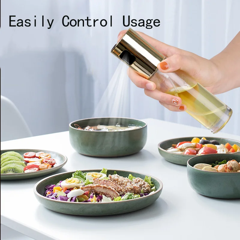 

Kitchen Olive Oil Spray Bottle Oil Vinegar Spray Bottles Water Pump Gravy Boats Grill BBQ Sprayer Cooking Tools Oil dispenser