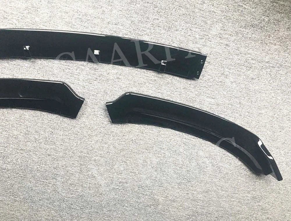 3 шт./компл. автомобильный передний бампер спойлер для губ блеск черный Jaguar XE 2017 2018