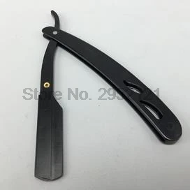 100 шт. складные бритвы с прямым лезвием из нержавеющей стали | Красота и здоровье