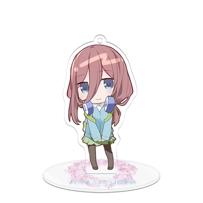 

Keychain Man The Quintessential Quintuplets Key Chain Women Couples Keyring Acrylic Standing Key Ring Nakano Ichika Porte Clef