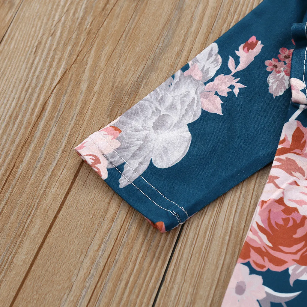 Детская одежда с длинными рукавами Детский комбинезон круглым вырезом и