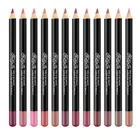 Матовый карандаш для губ, 12 цветов, водостойкий, не цветущий, стойкий блеск для губ, Макияж для губ, инструменты для макияжа, красота, цвет макияжа