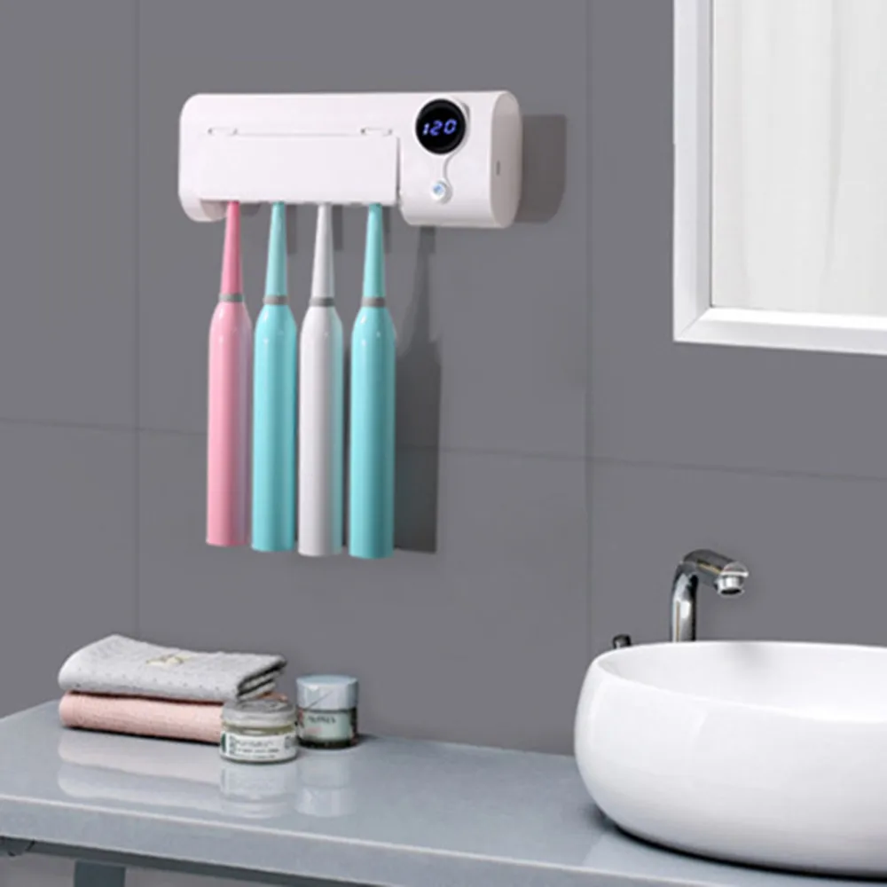 Держатель для ультрафиолетовых зубных щеток коробка чистки бритва бритья