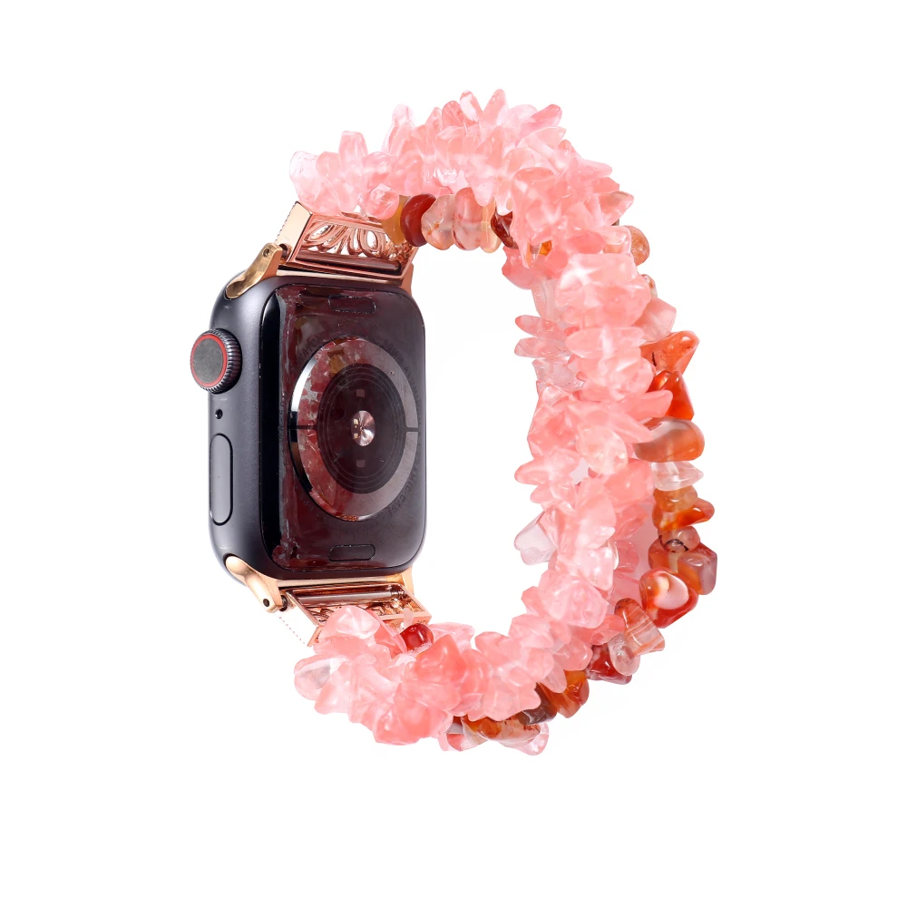 Ремешок для Apple Watch Band 42 мм 38 iwatch с искусственным камнем женский браслет из