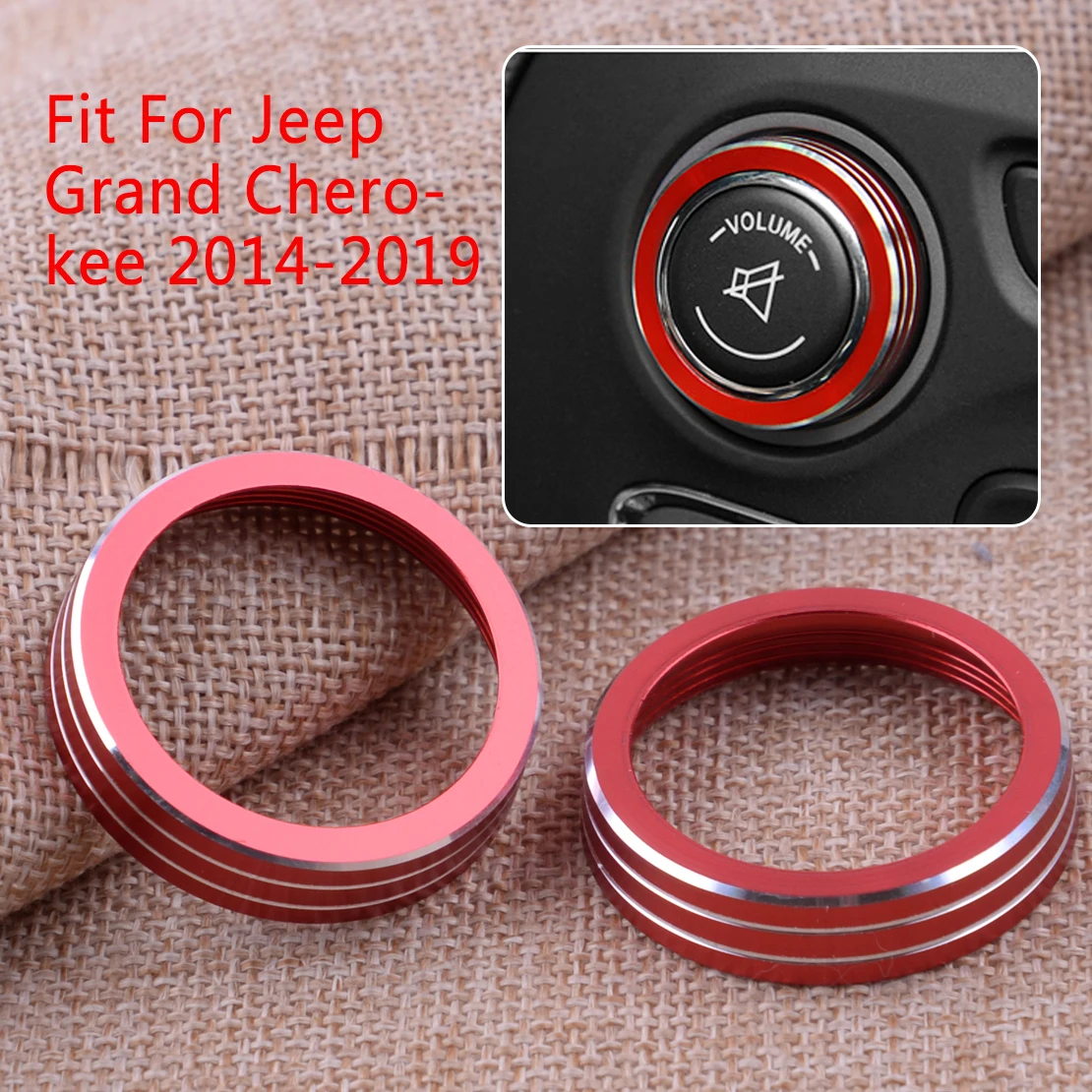 CITALL 2 шт. внутренняя приборная панель громкость CD переключатель ручка кольцо