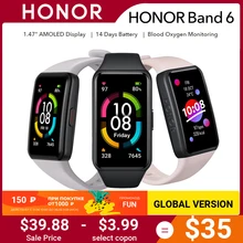 Смарт часы Honor Band 6 смарт AMOLED дисплей 1 47 дюйма 14 дней автономной