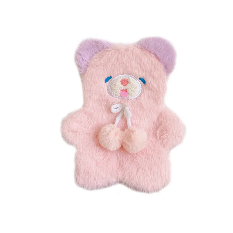 

Plush bear plush pencil bag large capacity creative cute cartoon teenage girl student stationery storage bag eco friendly