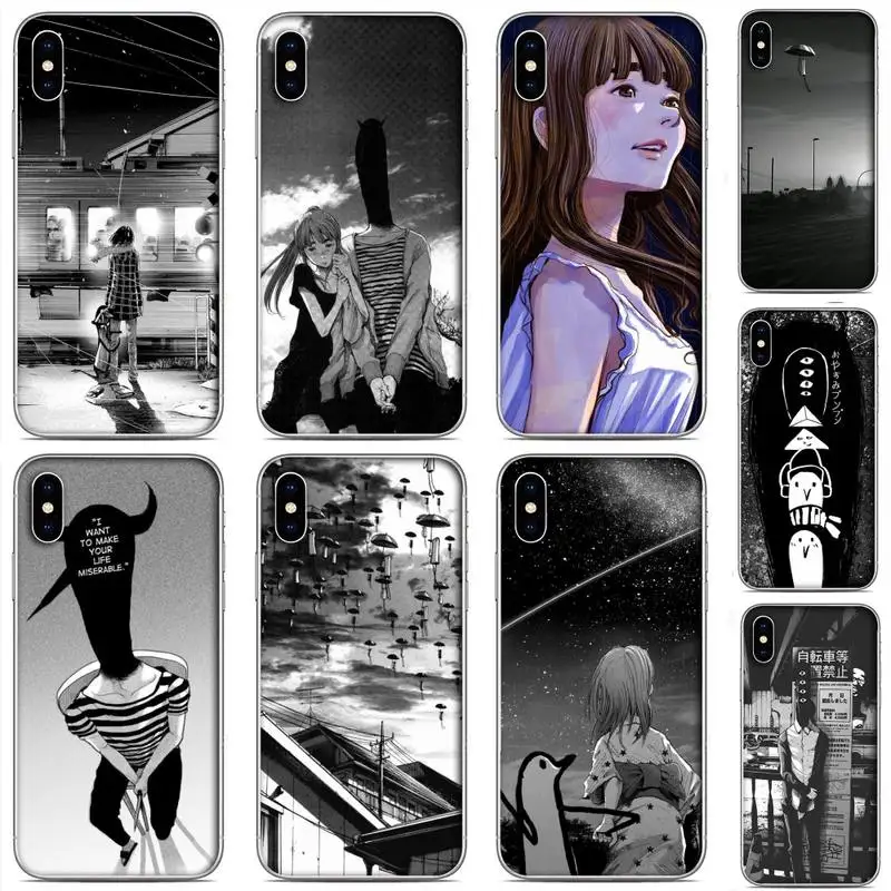 

Oyasumi Punpun Phone Case For Clear-Iphone 5 5s se 6 6s 7 8 11 12 X Xs Xr Pro Plus Max Mini Cover