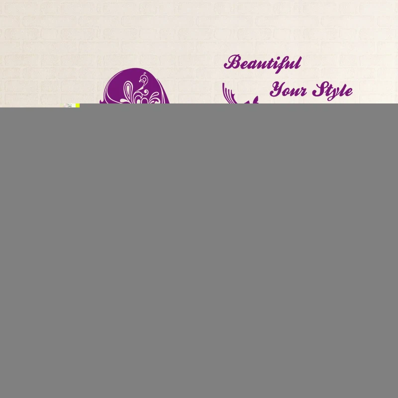 

Hair Salon Wall Decal Sticker Barber Shop Scissor Vinyl Window Decals Decor Mural Hairdresser Glass Beauty Salon Sticker