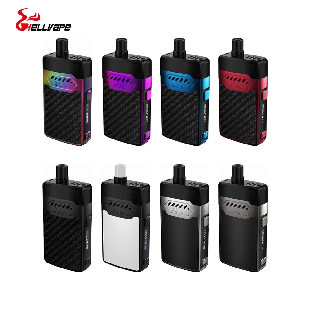 Оригинальный набор Hellvape Grimm vape 30 Вт 1200 мА/ч аккумулятор с 3 мл баком электронная