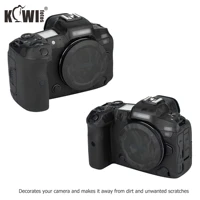 kiwi camera body sticker cover for canon eos r5 protective skin film kit anti scratch camera decoration shadow black