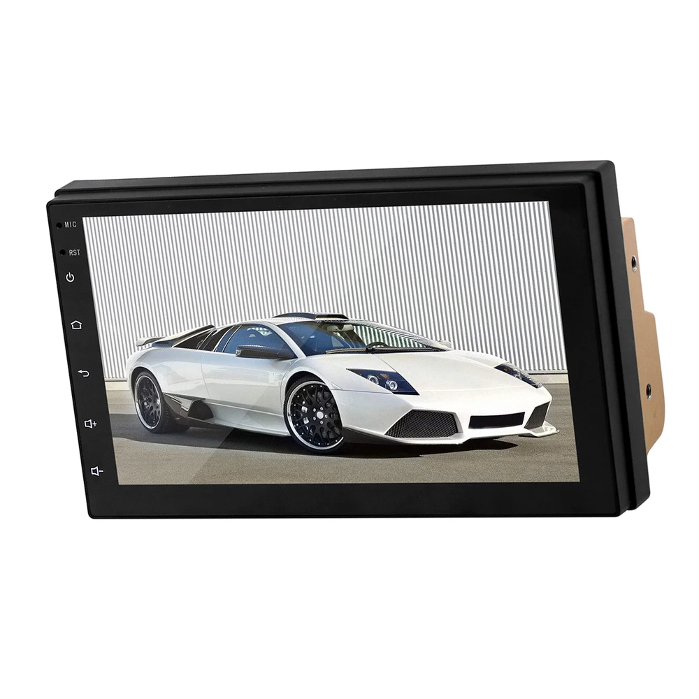 Автомагнитола 2 Din с сенсорным экраном Mirrorlink GPS навигация Android сабвуфер MP5 плеер