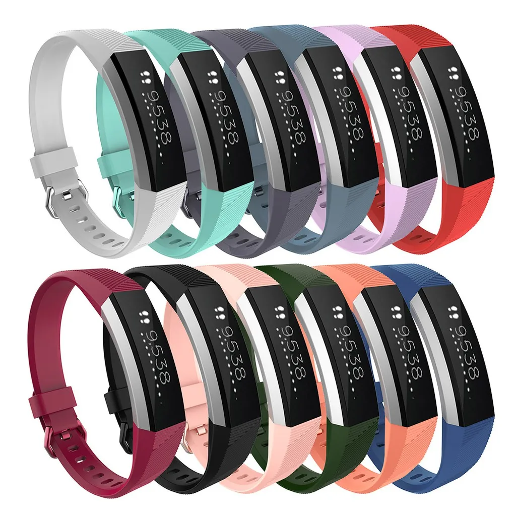 

Soft Silicone Replacement Watchband Strap Wristband for Fitbit Alta HR