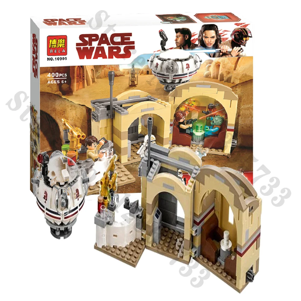 

New Star Super Battle Mos Eisleyes Perilous Tavern Bar Space Model Building Blocks Brick Toys Compatible With 10905