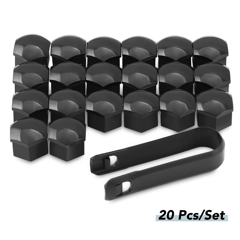 20Pcs Car Wheel Nut Caps Hub Screw Cover 17mm for Nissan Note Micra K12 Qashqai J10 J11 Juke Teana Leaf Kicks Terrano X-Trail | Автомобили