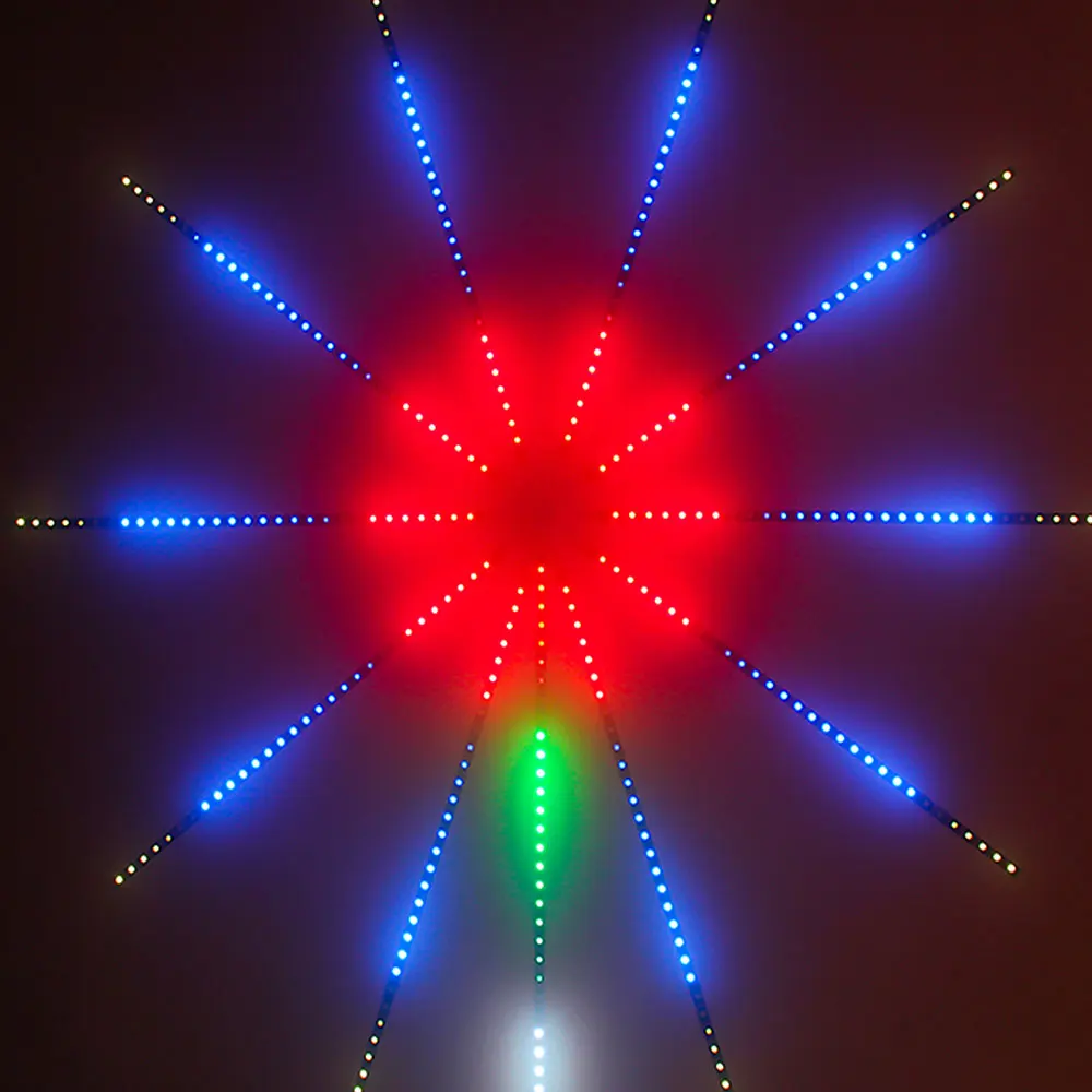 Светодиодная лента RGB Festoon сказосветильник освещение управление музыкой
