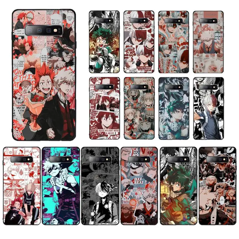 

YNDFCNB Japan Anime My Hero Academia Phone Case for Samsung S5 6 7 edge 8 9 10 20 plus lite case