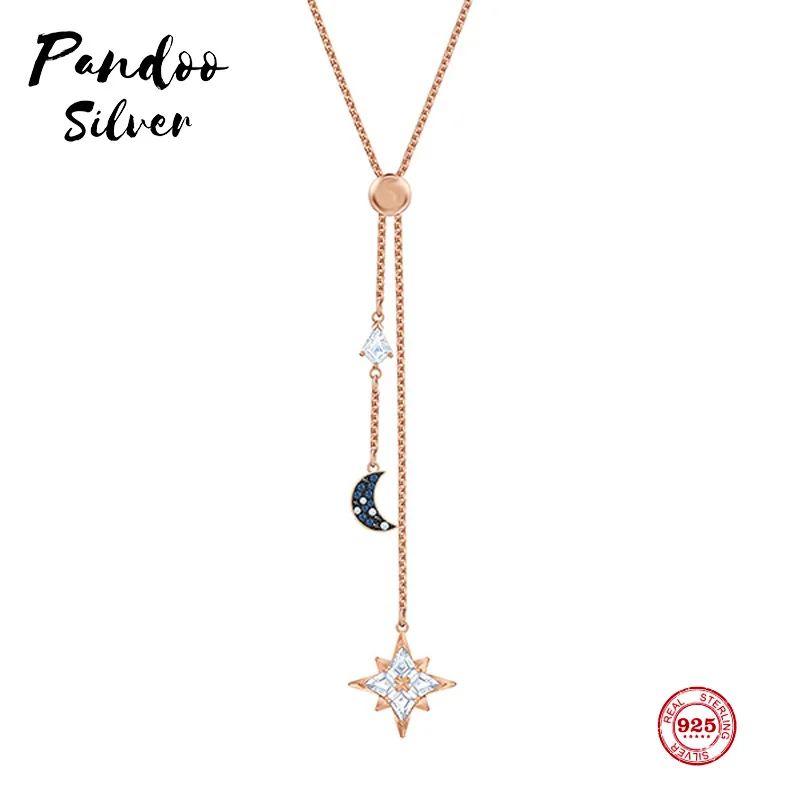 PANDOO модное очаровательное подлинное серебро 925 пробы оригинал 1:1 копия Сияющие