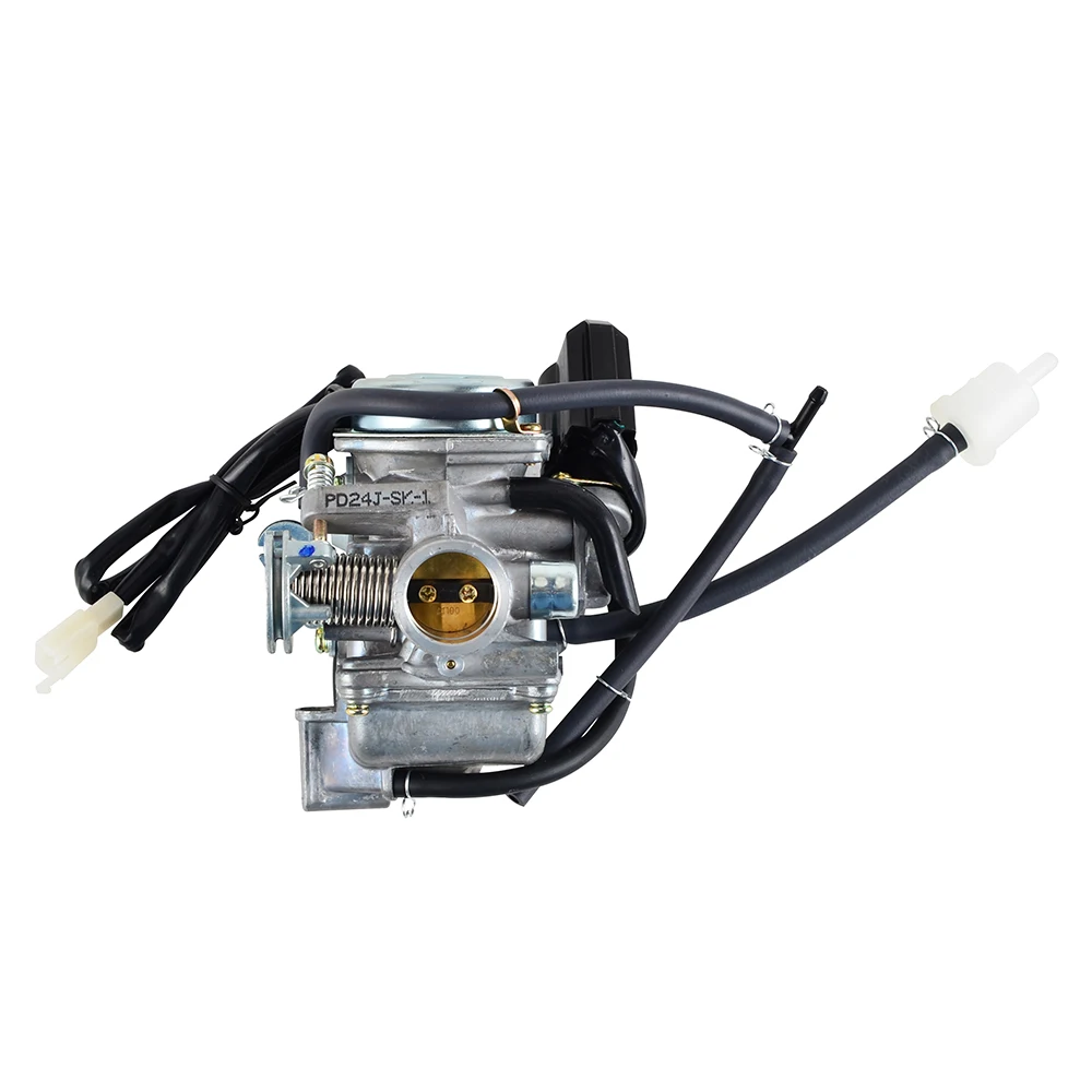 

Motorcycle Scooter 24MM High Performance Carburetor Carb for Chinese GY6 Scooter Go Kart 150 150CC Electric Choke Carburetor