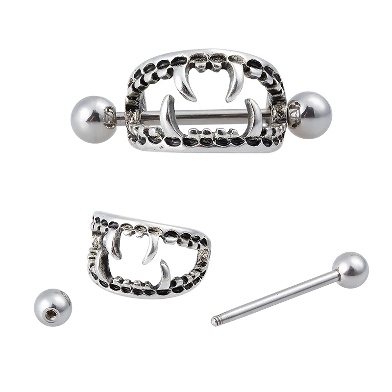 Кольцо для пирсинга в соске из нержавеющей стали 14 г|Украшения тела| |