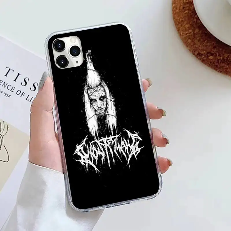 

Ghostemane Phone Case for iPhone 12 Pro Max X XS MAX 6s 78 Plus Cover Bumper for SE 2020 Back Protective Bag Bumper