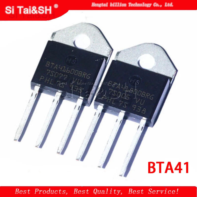 5PCS BTA41-600B TO-3P BTA41-600 TO3P BTA41600B 41-600B new and original IC | Электронные компоненты и